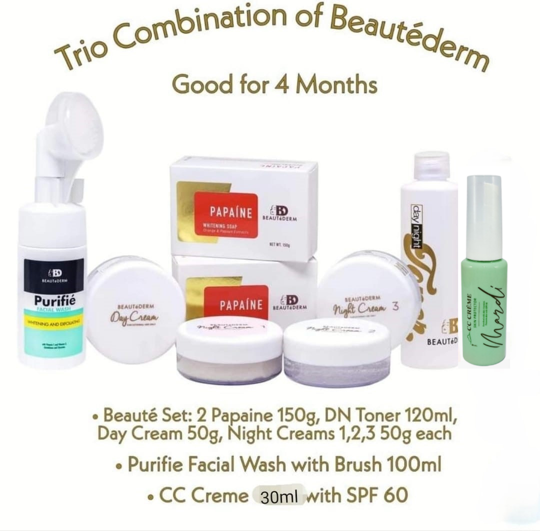 4 Months Use - Beautederm Trio Collection