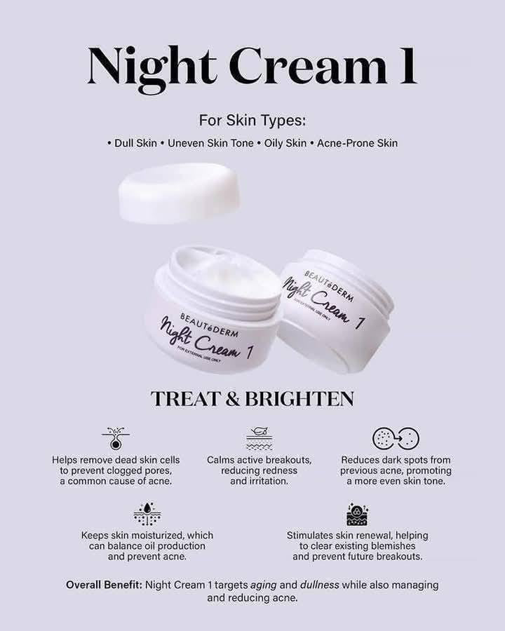 Night Cream 1 - Whitening